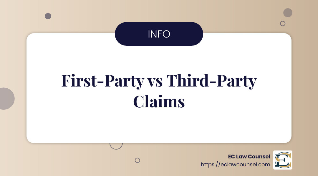 Quote about the importance of legal assistance in third-party claims - vehicle property damage lawyers infographic simple-info-landscape-card